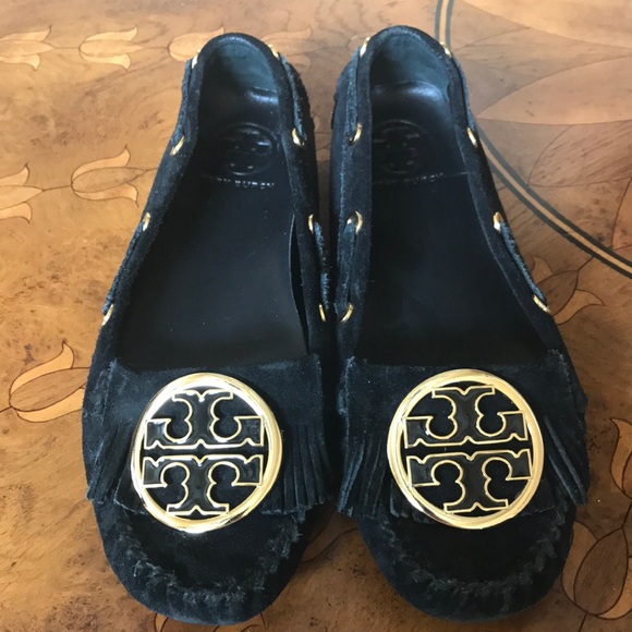 Tory Burch Shoes - Tory Burch Black Alexandra Moccasins- Size 7 1/2